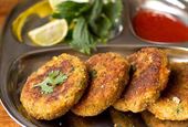 کتلت میگو با سس تمر هندی